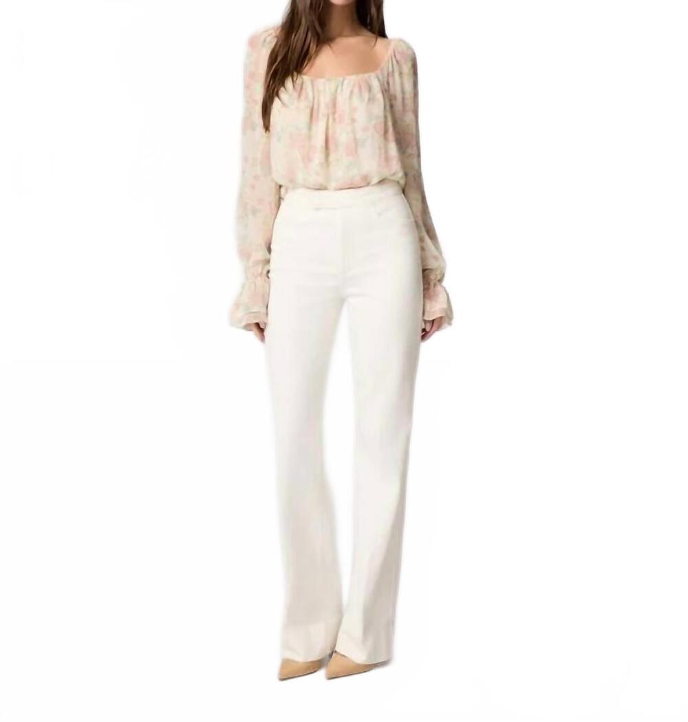 NEW PAIGE stevie bootcut jean in ecru